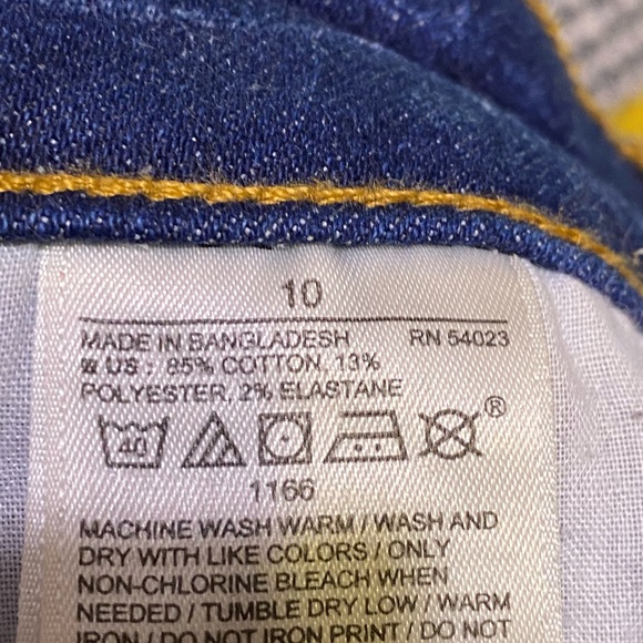 Navy Stretchy Skinny Jeans with Distressing - Picture 4 of 4